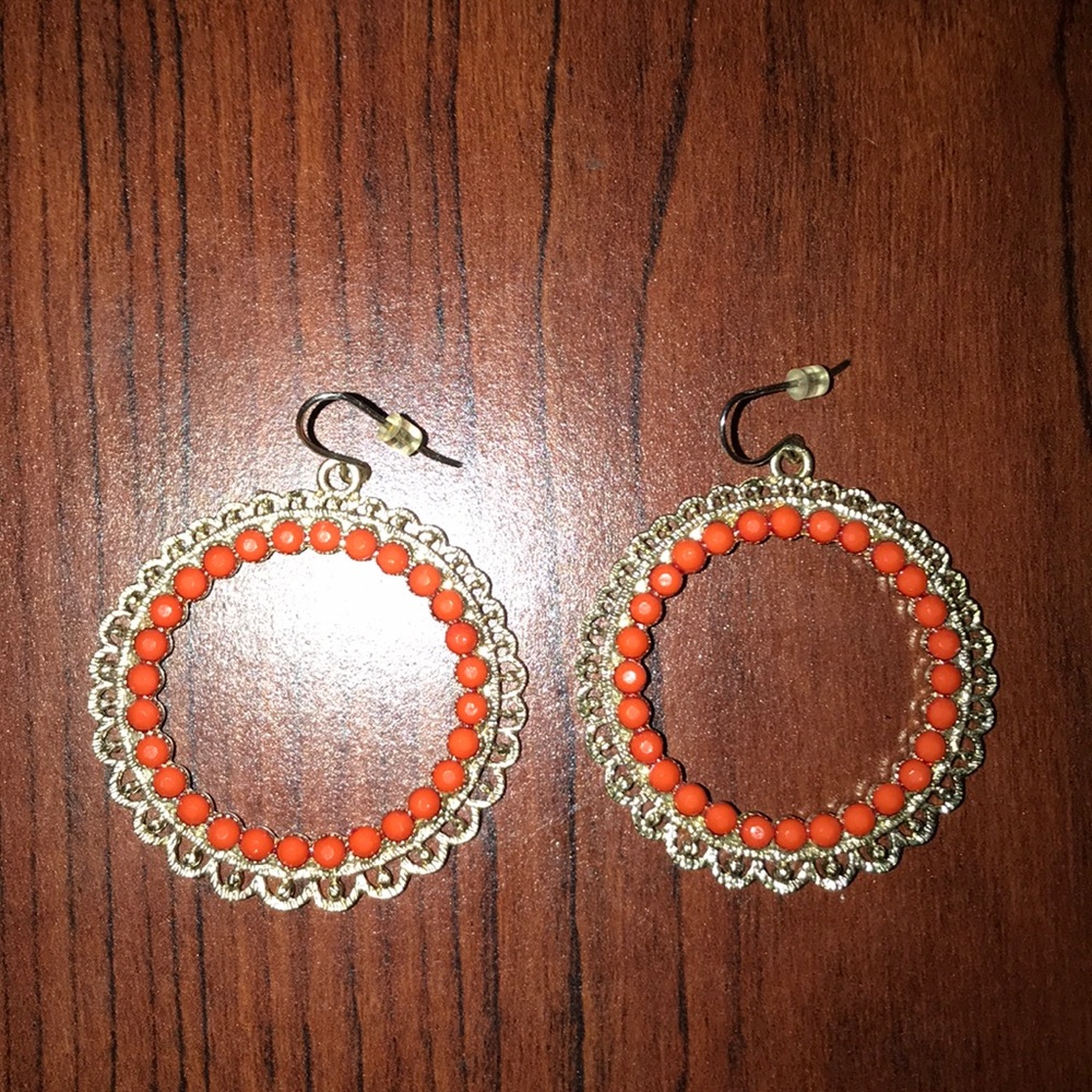 Round Dangle Earrings